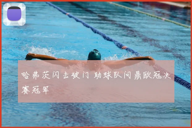 哈弗茨闪击破门 助球队问鼎欧冠决赛冠军